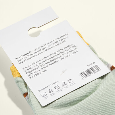 Kosi London Socks Bamboo The Cuppa