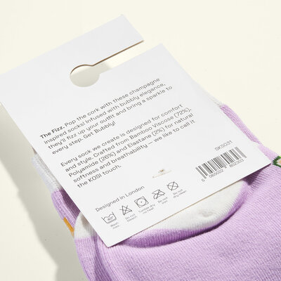 Kosi London Socken Bamboo The Fizz