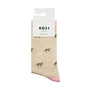 Kosi London Socks Bamboo The Leopard