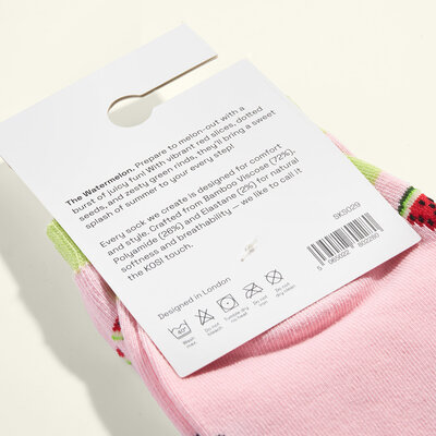 Kosi London Socken Bamboo The Watermelon
