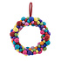 Sjaal met Verhaal Christmas Wreath Bolletjes multicolor