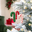 Felt Christmas Hanger Candystick white