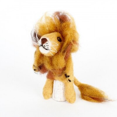Sjaal met Verhaal Finger Dolls Leeuw
