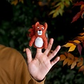 Sjaal met Verhaal Fingerpuppen Eekhoorn