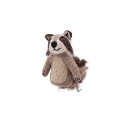 Sjaal met Verhaal Fingerpuppen Wasbeer