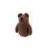 Sjaal met Verhaal Finger Dolls Beer bruin