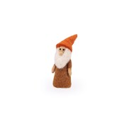Sjaal met Verhaal Finger Dolls Kabouter bruin