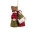 Sjaal met Verhaal Felt Christmas Hanger Jozef & Maria rood/groen