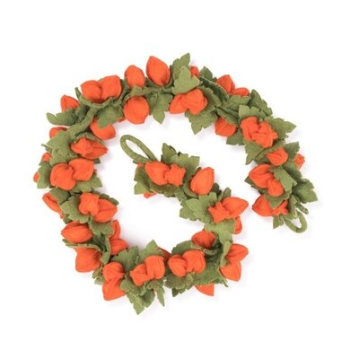 Sjaal met Verhaal Filzgirlande Physalis Lampion