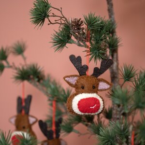 Sjaal met Verhaal Felt Christmas Hanger Rudolph