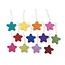 Felt Christmas Hanger Ster multicolor assorti