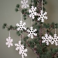 Sjaal met Verhaal Felt Christmas Hanger Sneeuwvlok