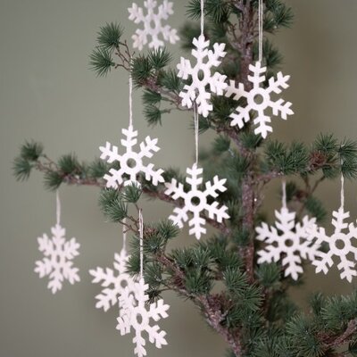 Sjaal met Verhaal Felt Christmas Hanger Sneeuwvlok