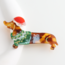 Hair Clip Xmas Dog