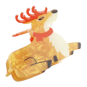 Red Cuckoo Haarklammer Xmas Deer