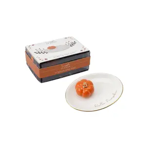 CGB Giftware Schmucktellerchen Pumpkin