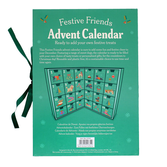 Advent Calendar Fill Your Own Festive Friends