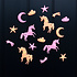 Rex London Glow in the Dark Unicorns Box of 24