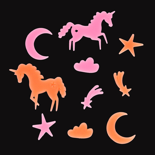 Glow in the Dark Unicorns Box of 24