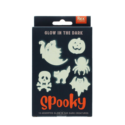 Rex London Glow in the Dark Spooky Box of 12