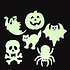 Rex London Glow in the Dark Spooky Box of 12
