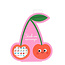Ohrringe zum Aufkleben Cherry