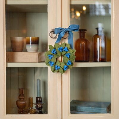 Sjaal met Verhaal Wreath Bes Blauw medium