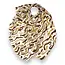 M&K Collection Scarf Swirl Waves beige