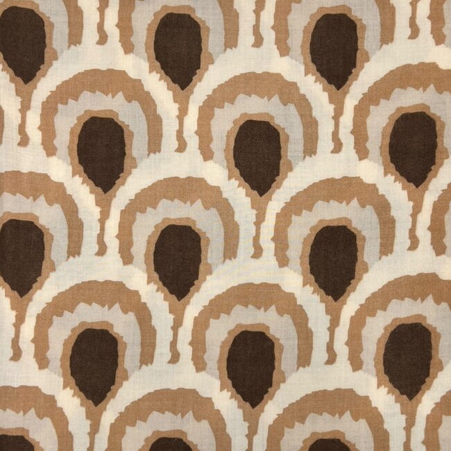 Schal Wool Mix Peacock cream