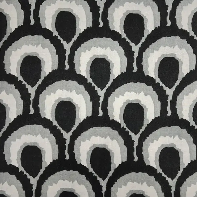 Schal Wool Mix Peacock black