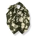 M&K Collection Scarf Soft Winter Leaf khaki