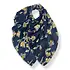 M&K Collection Schal Jasmine Flower navy