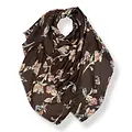 M&K Collection Schal Jasmine Flower brown