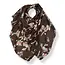 Scarf Jasmine Flower brown