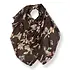 M&K Collection Schal Jasmine Flower brown