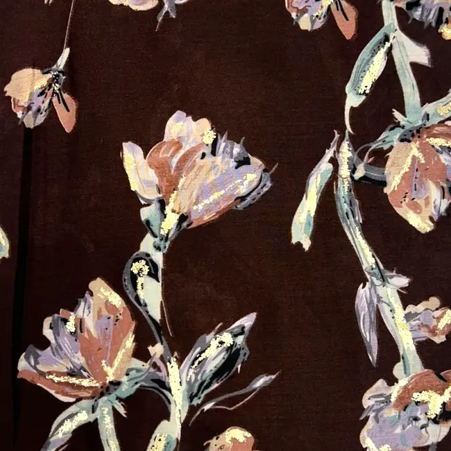 Schal Jasmine Flower brown