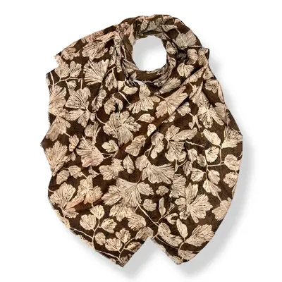 M&K Collection Scarf Autumn Gooseberry brown