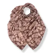 M&K Collection Scarf Autumn Gooseberry dusky pink