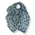 M&K Collection Scarf Autumn Gooseberry blue