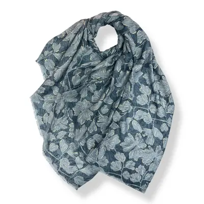 M&K Collection Scarf Autumn Gooseberry blue
