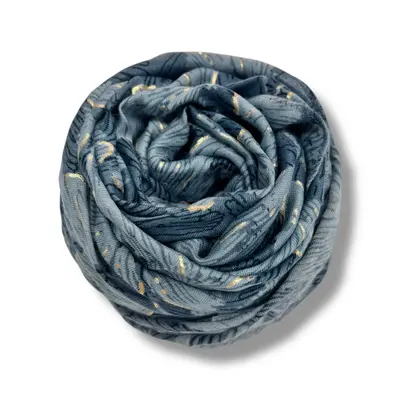 M&K Collection Schal Autumn Gooseberry blue