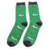 Miss Sparrow Mens Socks Bamboo Golfing green