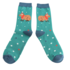 Miss Sparrow Mens Socks Bamboo Christmas Capybara