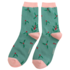 Miss Sparrow Socken Bamboo Holly Sprigs green