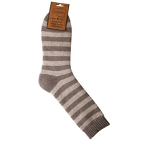 Jess & Lou Men's Socks Super Soft Stripe cappuccino