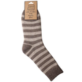 Jess & Lou Socken Ribbed Stripes cappuccino