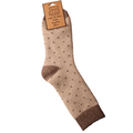 Jess & Lou Socks Ribbed Dots cappuccino