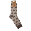 Jess & Lou Socks Ribbed Heart cappuccino