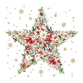 Paperproducts Design Papierservietten Beautiful Christmas Star white