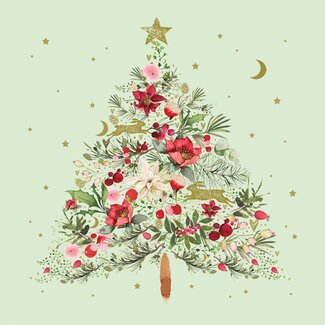 Paperproducts Design Paper Napkins Beautiful Christmas green